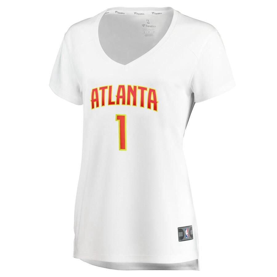 Atlanta Hawks Evan Turner Fanatics Branded Replica Fast Break Association Jersey Womens - White | Ireland X2283X0