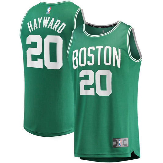 Boston Celtics Gordon Hayward Fanatics Branded Replica Fast Break Player Icon Jersey Mens - Green | Ireland O5030J8