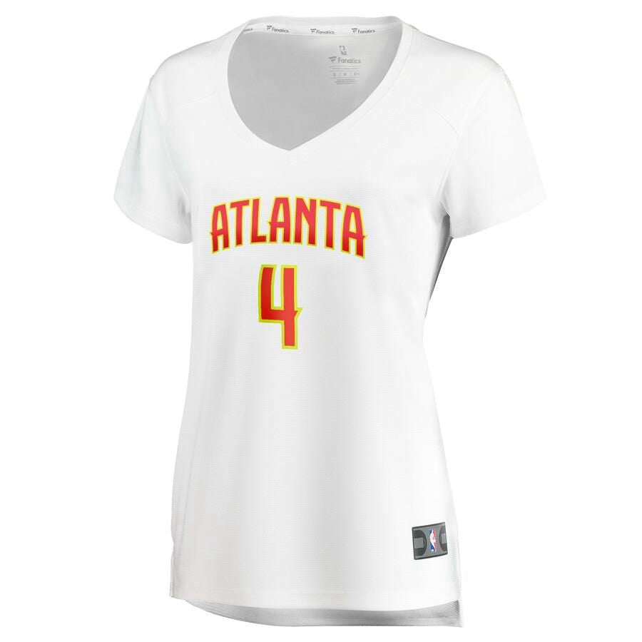 Atlanta Hawks Charlie Brown Jr. Fanatics Branded Fast Break Player Association Jersey Womens - White | Ireland J9588M4