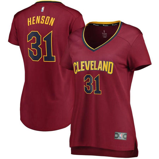 Cleveland Cavaliers John Henson Fanatics Branded Replica Fast Break Player Icon Jersey Womens - Burgundy | Ireland F9620R5
