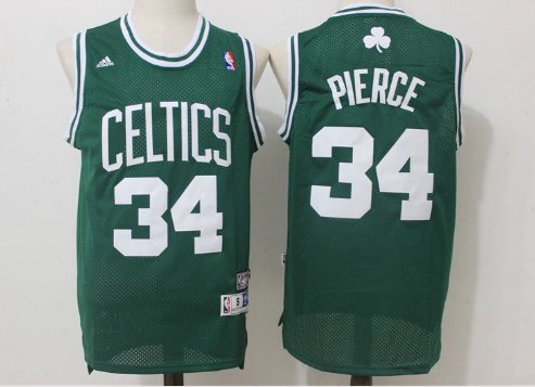 Boston Celtics 34 Paul Pierce Jersey Green