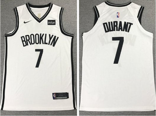 Brooklyn Nets #7 Kevin Durant Jersey White Player