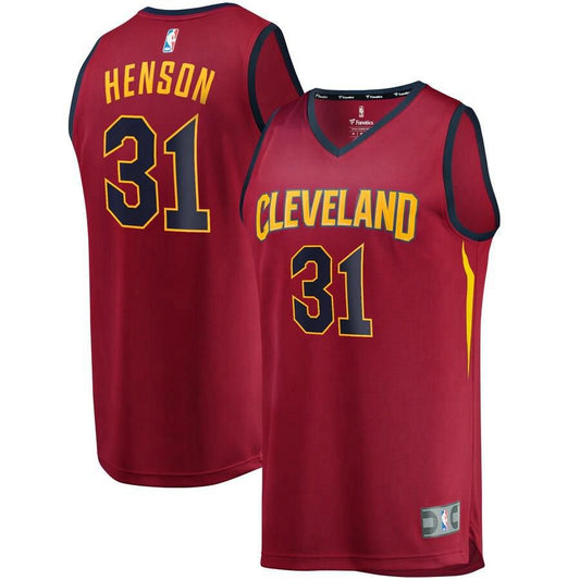 Cleveland Cavaliers John Henson Fanatics Branded Replica Fast Break Player Icon Jersey Mens - Burgundy | Ireland C8498L3