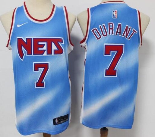 Brooklyn Nets #7 Kevin Durant Jersey Blue