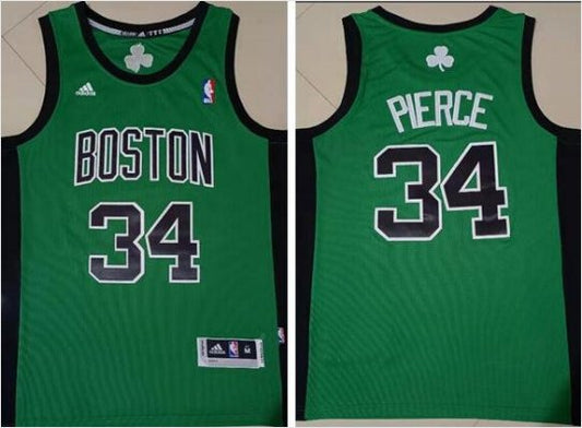 Boston Celtics #34 Paul Pierce Jersey Green