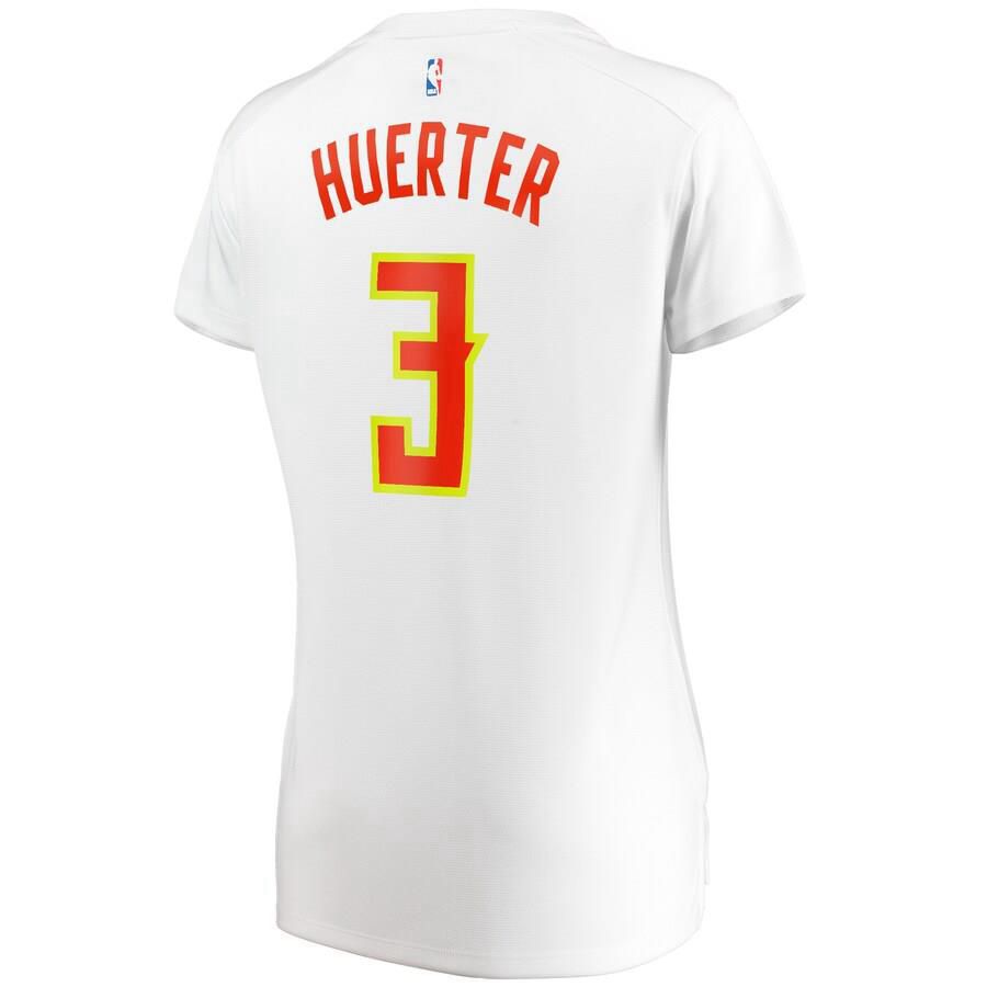 Atlanta Hawks Kevin Huerter Fanatics Branded Replica Fast Break Player Association Jersey Womens - White | Ireland I9692S7